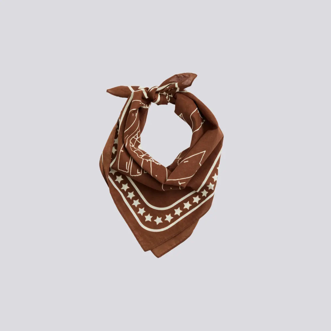 HAY Dogs Scarf // Cotton dog bandana (white/red) (Kopier) (Kopier)