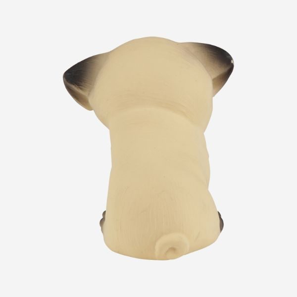 Hevea Puppy parade // Natural rubber dog toy (Pug)