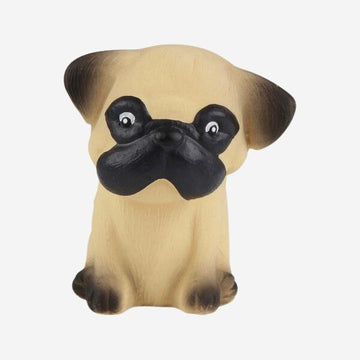 Hevea Puppy parade // Natural rubber dog toy (Pug)