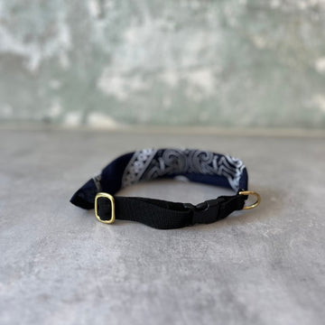 Hundekollektivet // Adjustable bandana and dog collar (blue)