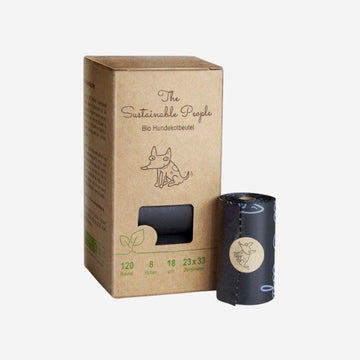 Waste bags // Biodegradable poop bags (8 rolls without handles)