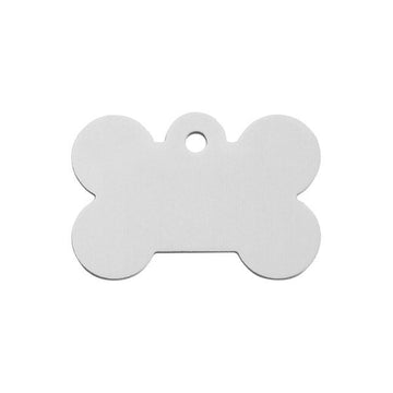 Dog Tag // Standard Bone large (chrome)