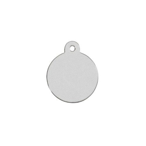 Dog tags // Standard round small (chrome)