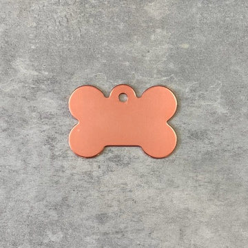 Dog ta // Premium bone large (rose gold)