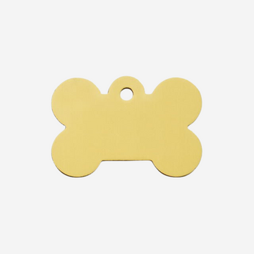 Dog Tag // Standard Bone large (chrome)
