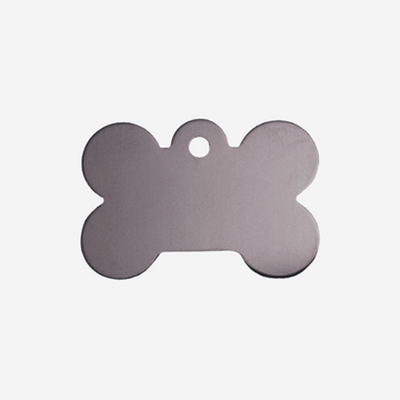 Dog Tag // Standard Bone large (chrome)