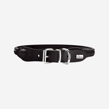 Hunter soft // Round-stitched collar (black)