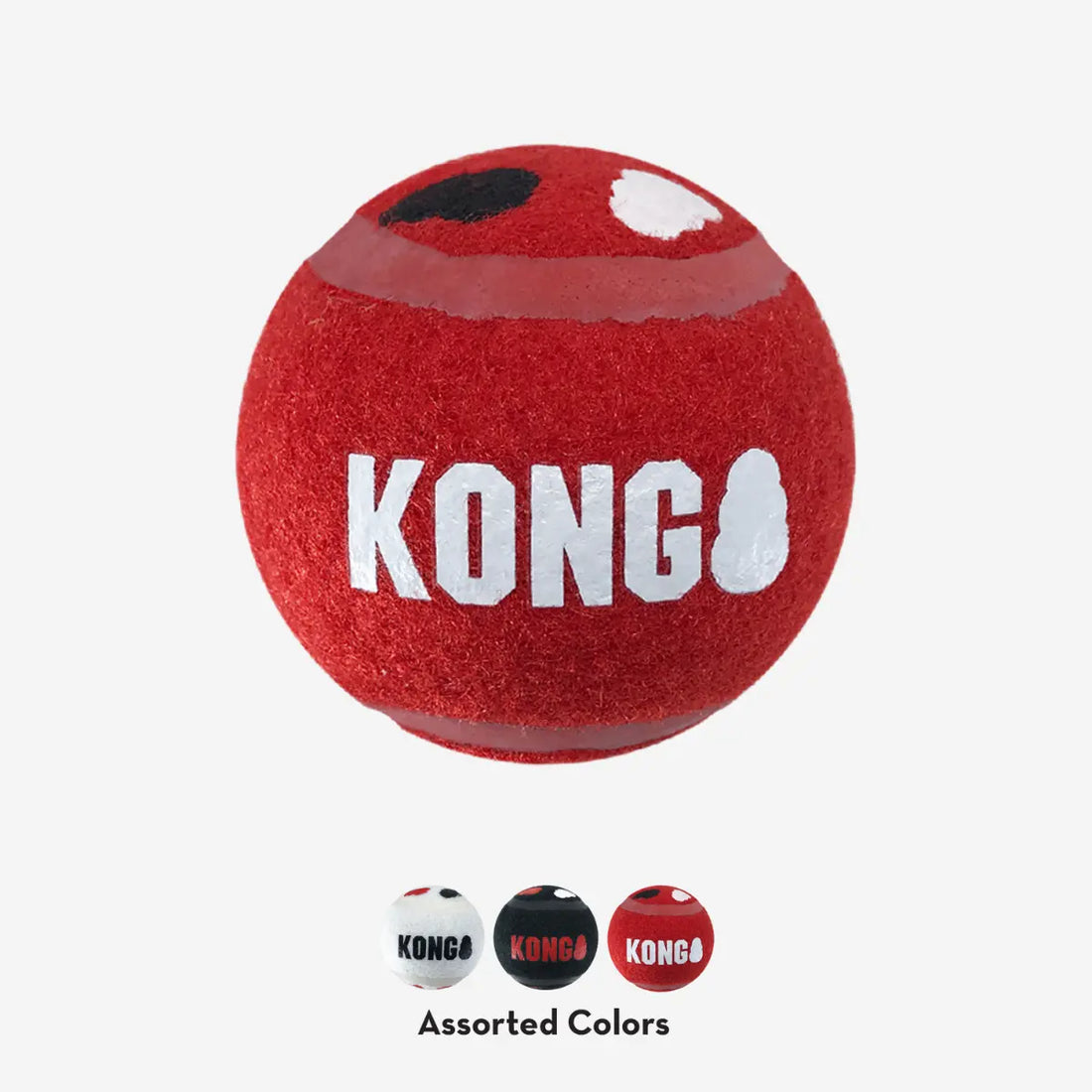 Kong Signature Balls // Non-abrasive tennis balls for small and large dogs