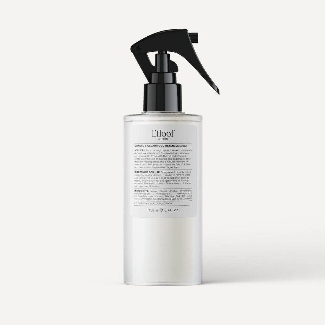 L'floof SCRUFF // Detangle conditioner spray for dogs