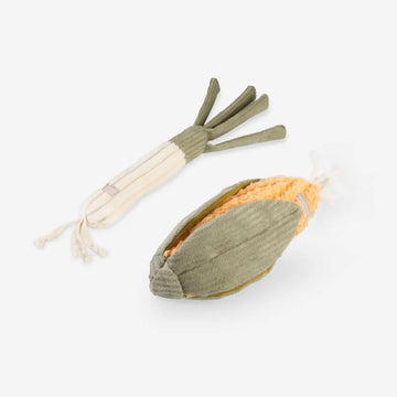 Lambwolf Corn & Leek // Legetøjssæt med lommer og knitren