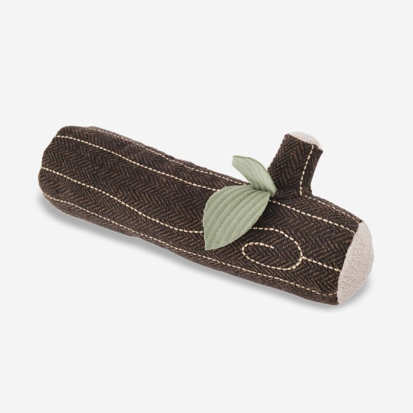 Lambwolf Fire Log // Activity toy with 'squeak' (stick)