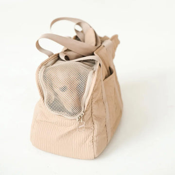 Lambwolf City // Hundetaske med åndbar lukning (beige)