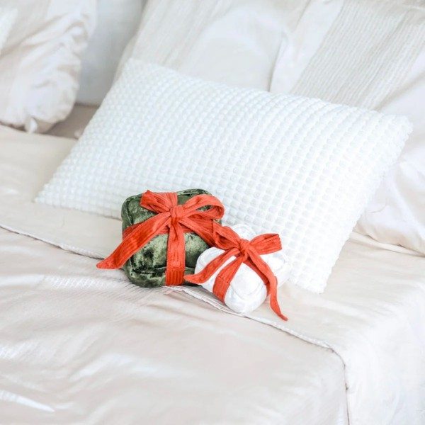 Lambwolf Holiday Gift // Dog toy with 'squeak' (pine)