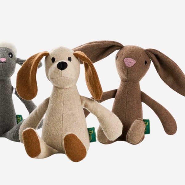 Hunter Marle // Recycled felt dog toy (rabbit)