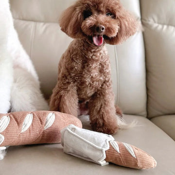 Lambwolf Mini Baguette // Activity toy with 'squeak and crackle'
