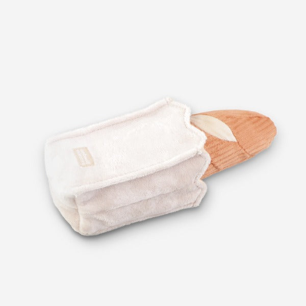 Lambwolf Mini Baguette // Activity toy with 'squeak and crackle'