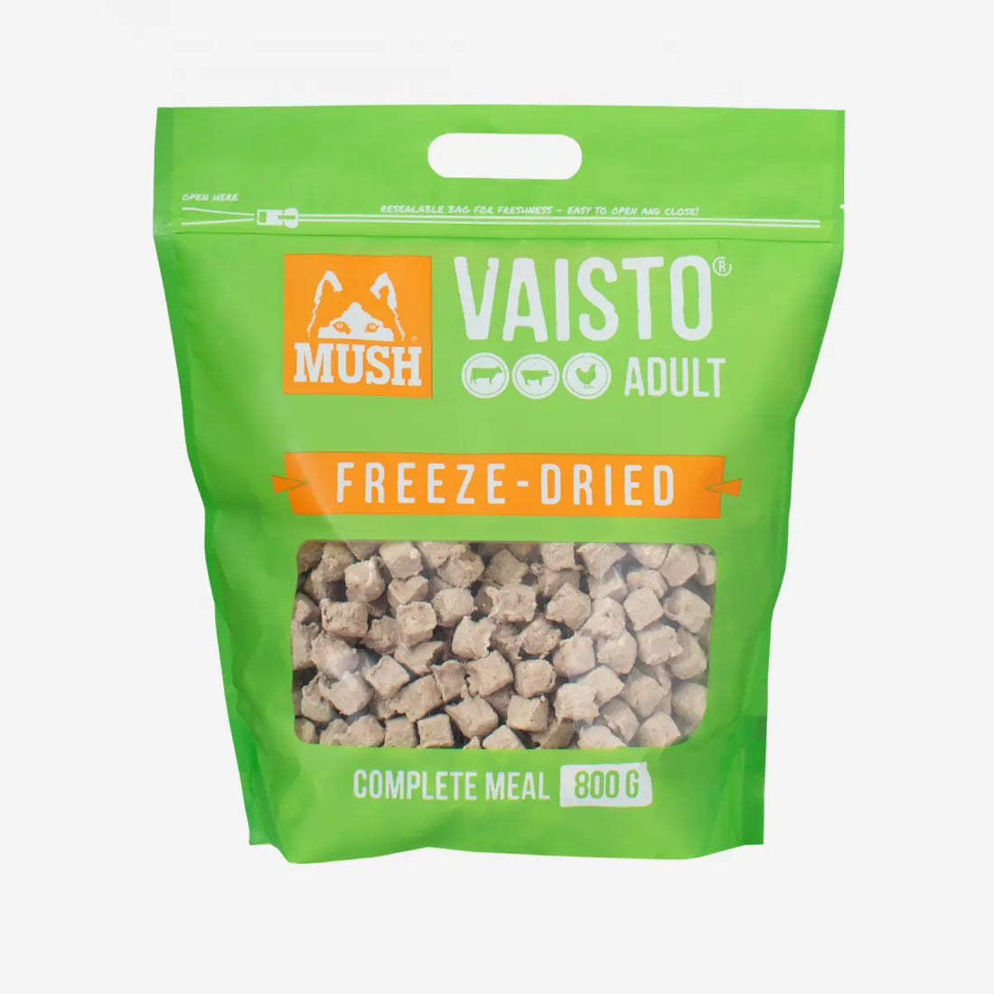 Mush Green Freeze Dried // Soft food for dogs with sensitive stomachs (beef, pork, chicken)