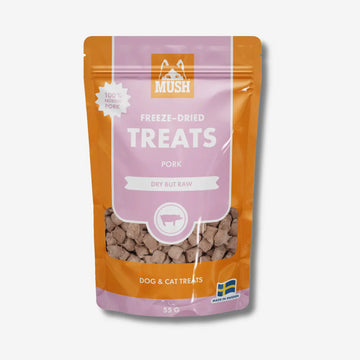 Mush Treats, Pork // Frysetørrede godbidder med nordisk gris