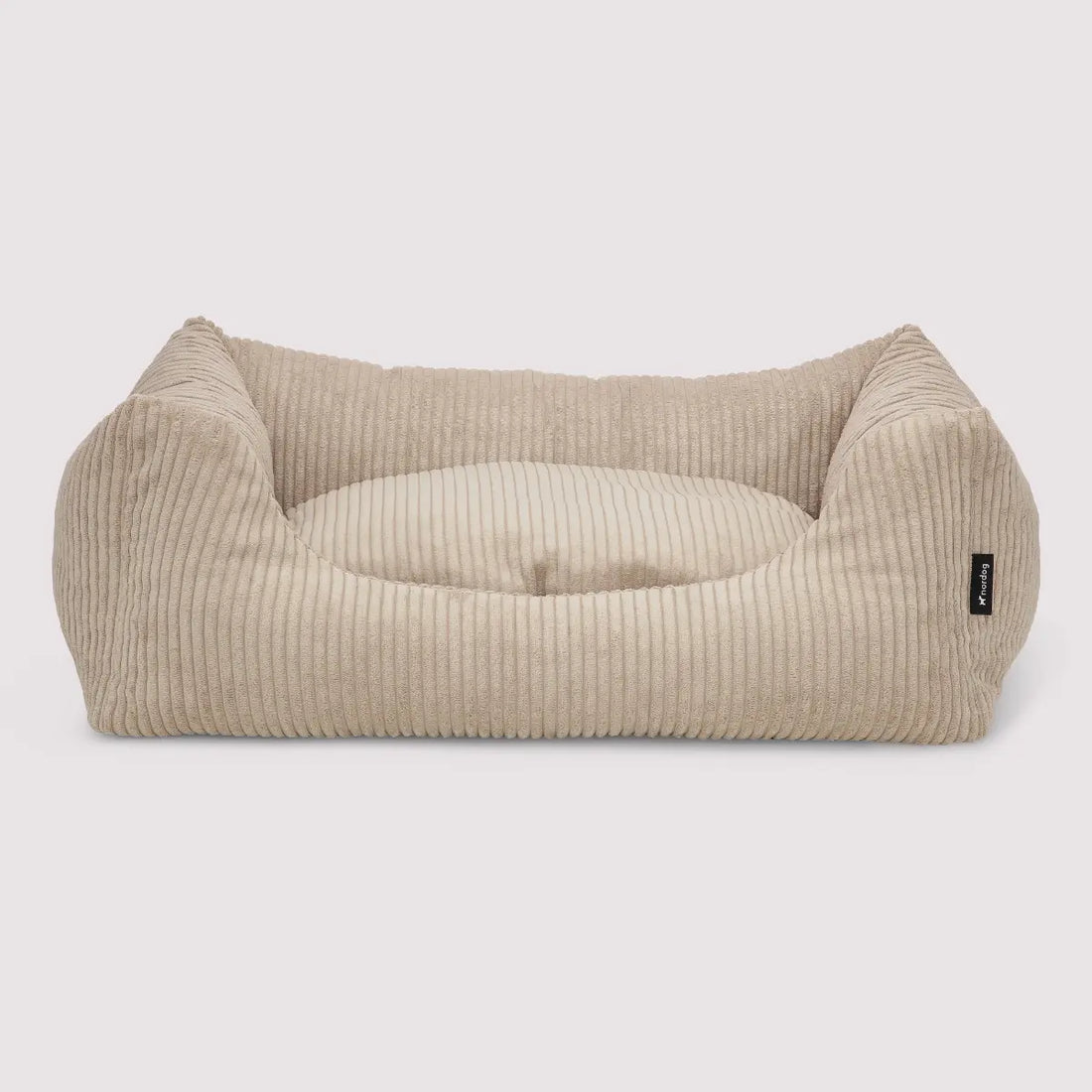 Nordog Oscar // Velor dog bed with memory foam (cappuccino)