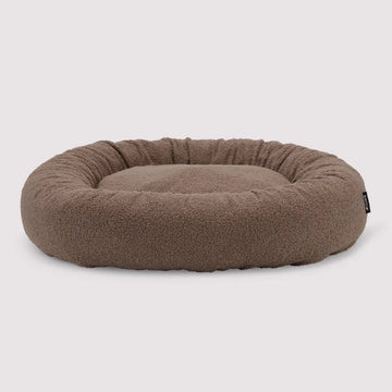 Nordog Lise // Teddy donut hundeseng (brun)