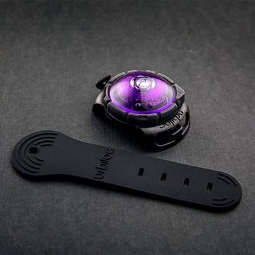 Orbiloc dog dual // Waterproof and impact-resistant dog light (purple)