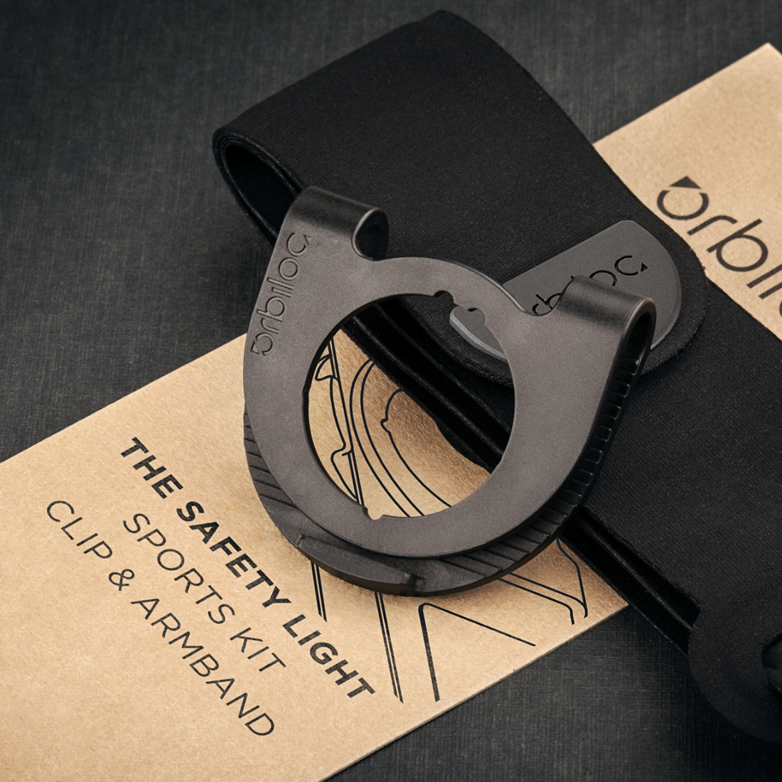 Orbiloc Accessories // Sports kit with wristband and clips
