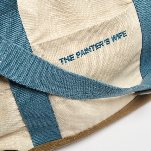 Constantin Bag // Colorful dog carrier with cross-body strap (blue/khaki)