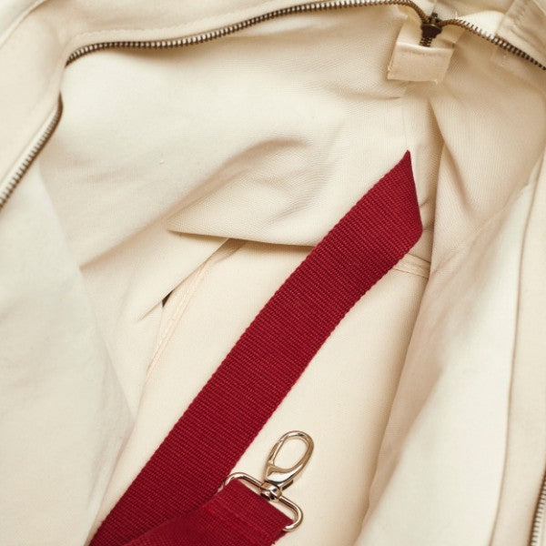 Constantin Bag // Colorful dog carrier with cross-body strap (red/grey)