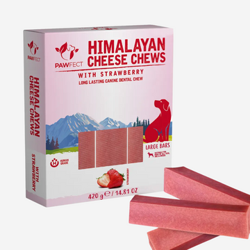 Pawfect Himalaya // Naturlig og langtidsholdbar gnaveben (jordbær)
