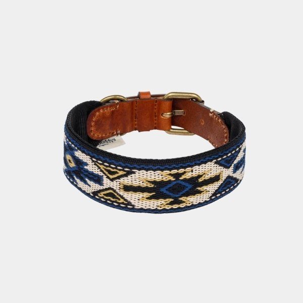 Buddys Dogwear // Beautiful Dog Collar Peyote Azul