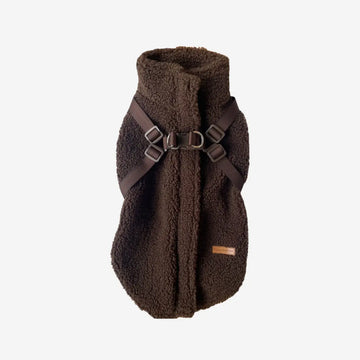 Puppy Bohème // Step-in dog rain jacket with harness (café latte) (Kopier) (Kopier) (Kopier)