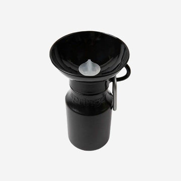 Springer Bottle // Anti-spill travel water bottle (black)