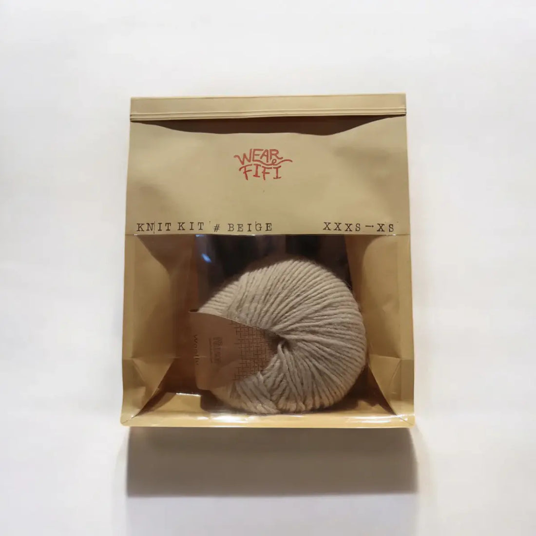 Wear Fifi Knit-Kit // Knit-your-own Fluffy Dog Sweater (burnt orange) (Kopier)