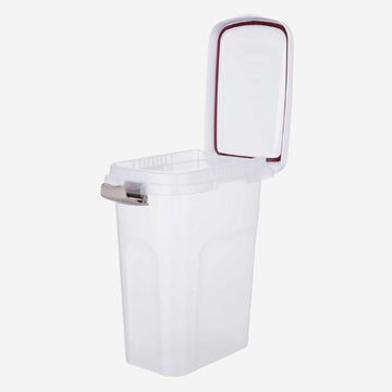 Dog food container // Airtight food container with lid (semi-transparent)