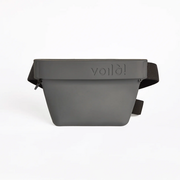 Voila Ultimate Treat Pouch // Silicone belt bag for treats (slate)