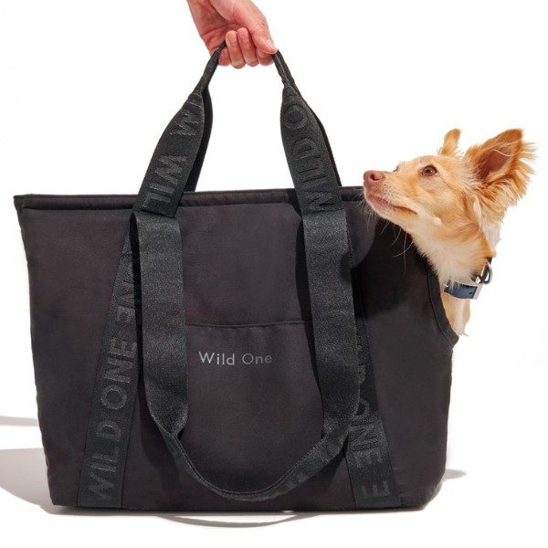Wild One Everyday // Dog carrier for dogs up to 9 kg (black)