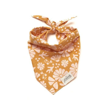 Woodstock // Dog bandana with flower power
