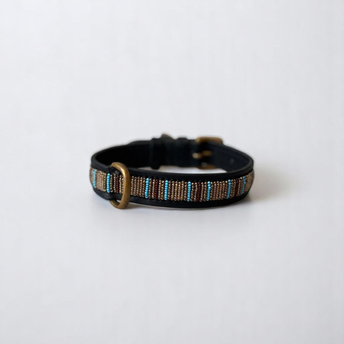 Zinj Blue Nile // Handmade beaded dog collar
