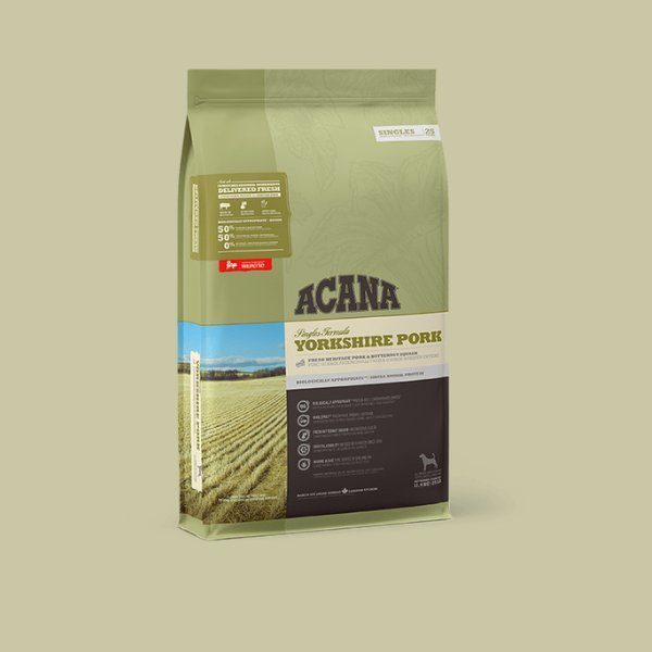 Acana Yorkshire Pork // Ideal food for dogs with sensitive stomachs