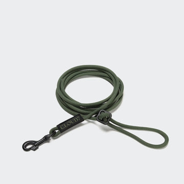 Cloud7 LTTL Rope Leash // Ultralet hundesnor til hvalpe og små hunde (olive)