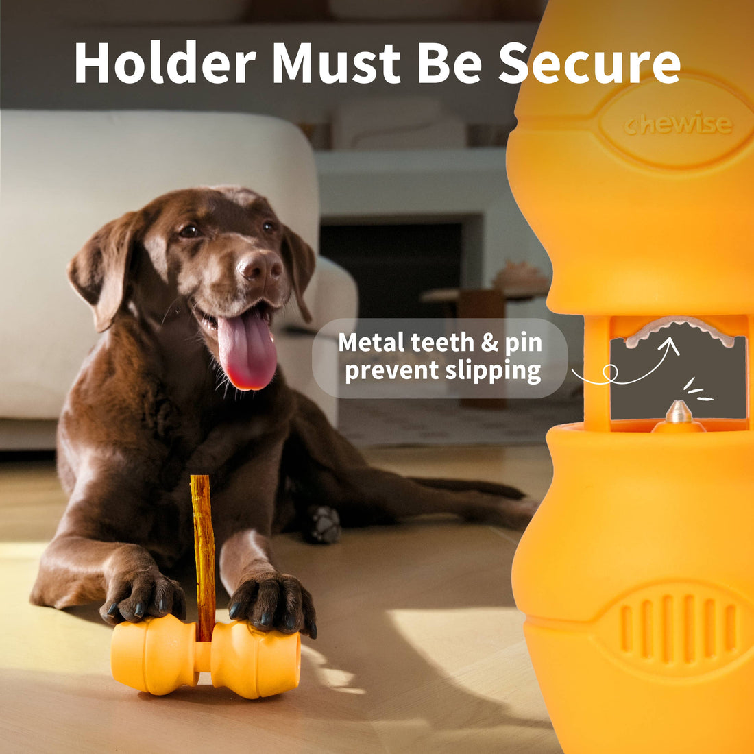 Chewise snackholder (lilla) // Sikker tyggetid for din hund uden kvælningsfare