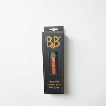 B&B Premium Trimmekniv // Trimning af kraftig og/eller lang pels