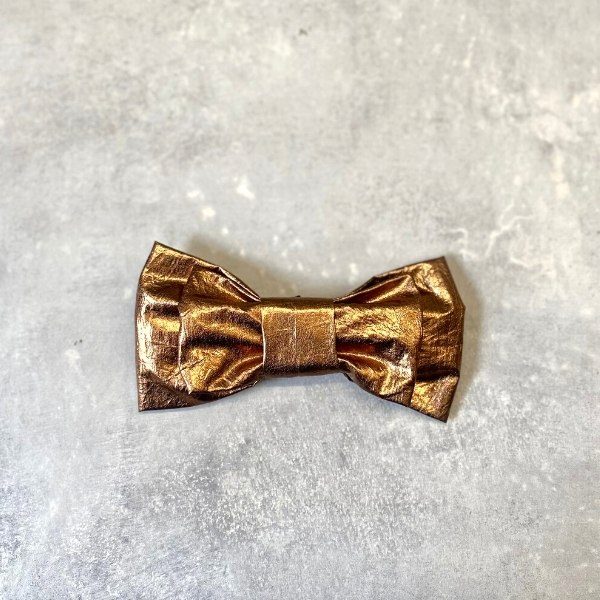 Celebration // 'Shiny' copper bow tie