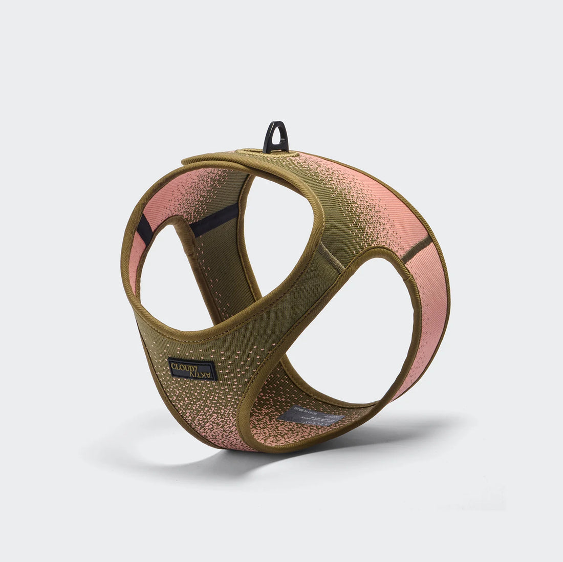 CLOUD7 V3 Vest Harness AKTIV Knit // Blød og ergonomisk hundesele (khaki/peach)