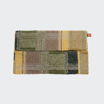 Cloud7 Cube Cover // Cover for cube dog cushion (purple and green tartan)