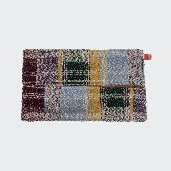 Cloud7 Cube Cover // Betræk til cube hundepude (violet -og green tartan)