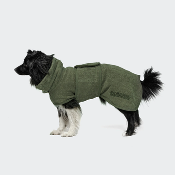 Cloud7 Wannsee Bathrope // Absorberende badekåbe til hunde (sage)