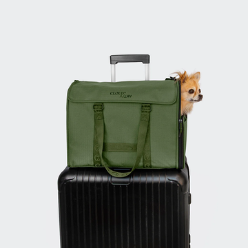 Cloud7 AKTIV Flight Carrier // Praktisk transport -og flytaske til hunde (olive)