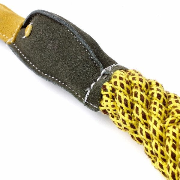 Delilah The Duckess // 'Crunchy' rope and suede dog toys