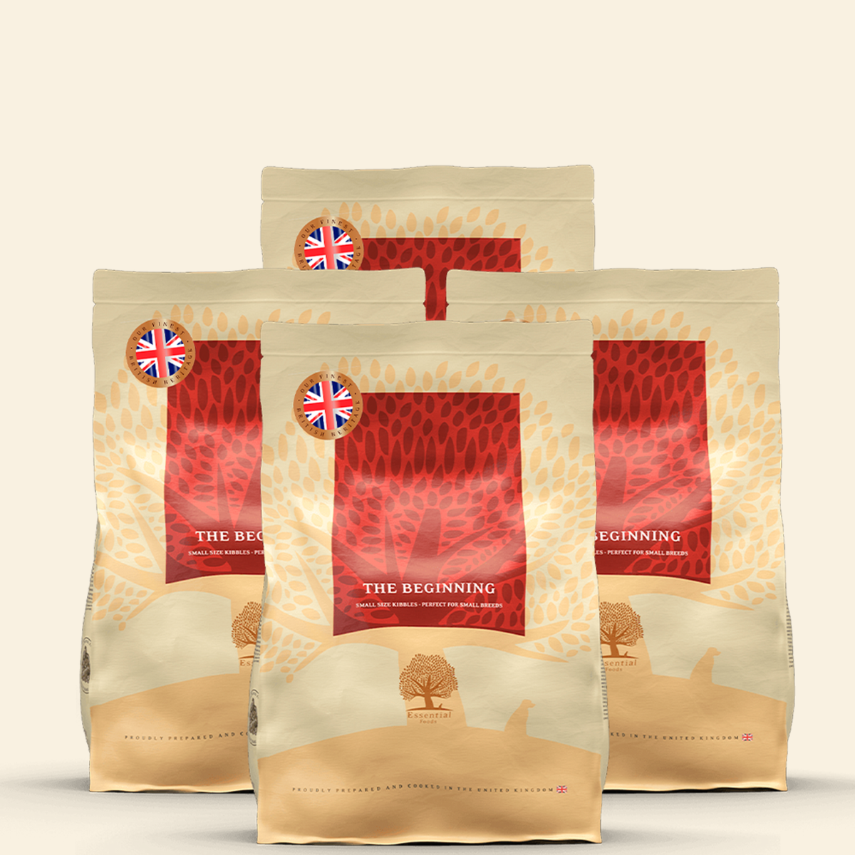 Essential Heritage, Beginning Small Breed // Tørfoder til hvalpe op til 15kg. (4 x 2,5kg.)